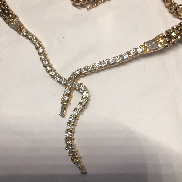 NEW 14K Gold diamonds necklace - Picture 7 of 8
